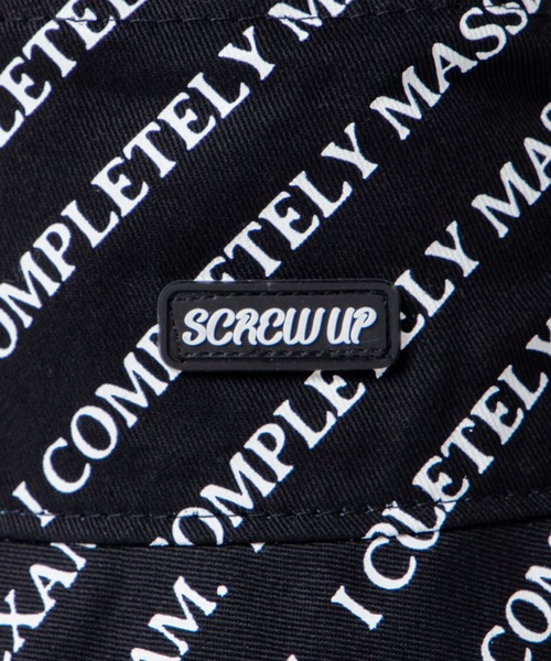 WEGO（ウィゴー）の「WEGO/総柄ロゴバケットハット（ハット・レディース・ホワイト/ブラック・FREE）」の9枚目の写真