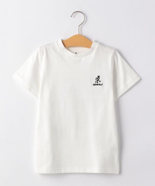 Gramicci（グラミチ）の「【キッズ】GRAMICCI（グラミチ） BIGR TEE（Tシャツ/カットソー・キッズ・ホワイト/オレンジ/ダークグリーン・120cm/130）」の2枚目の写真