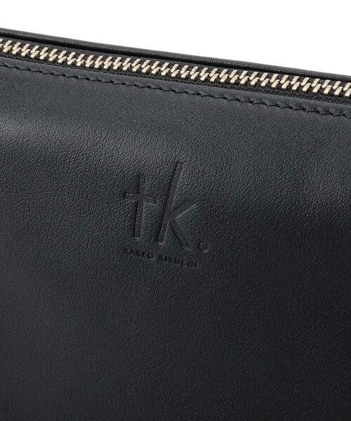tk.TAKEO KIKUCHI（ティーケータケオキクチ）の「イタリアンレザーサコッシュ（ショルダーバッグ・メンズ・ブラック/ダークブラウン/ライトブルー・00）」の7枚目の写真