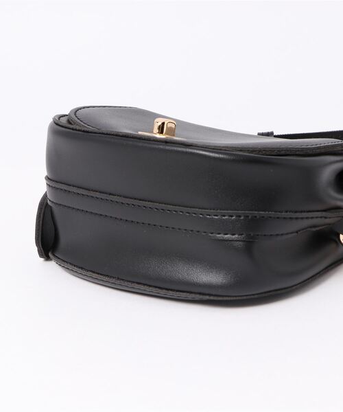 coca（coca）（コカ）の「コンパクトショルダーバッグ（ショルダーバッグ・レディース・ブラック/ベージュ・ONE SIZE）」の4枚目の写真