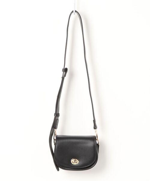 coca（coca）（コカ）の「コンパクトショルダーバッグ（ショルダーバッグ・レディース・ブラック/ベージュ・ONE SIZE）」の6枚目の写真