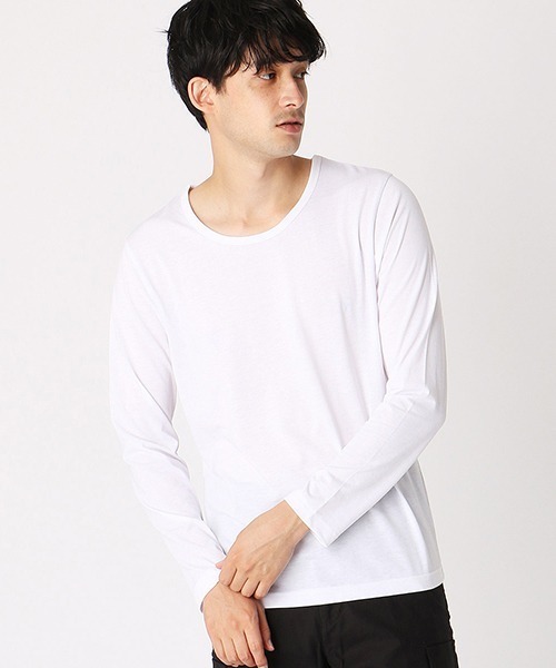 COMME CA ISM（コムサイズム）の「【セットアイテム】ボーダーワッフルカットソー × 無地Tシャツ（Tシャツ/カットソー・メンズ・ネイビー/ブラウン/カーキ・MEDIUM/LARGE）」の11枚目の写真