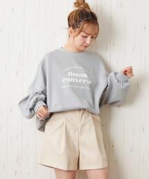 フェイクレザーキュロットパンツ