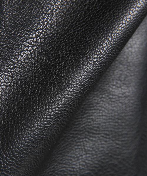 hailee レザー風パンツ　キュロット YOSHIKO KRIS-WEBB×L’EQUIPE】ストレッチサテン