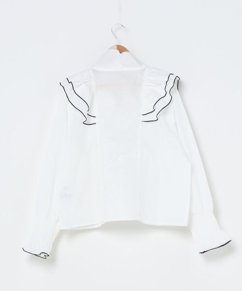 WEGO（ウィゴー）の「WEGO/リボンタイフリルブラウス（シャツ/ブラウス・レディース・ホワイト・FREE）」の9枚目の写真