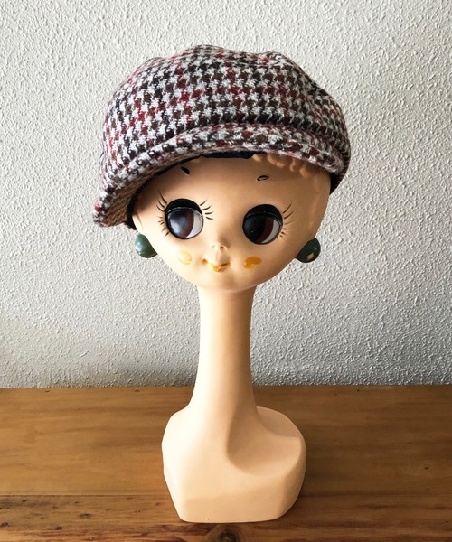 Nostalgic Garage Harris 帽子 Tweed Garage ノスタルジックガレー のファッション Tweed キャスケット キャスケット Nostalgic Chk