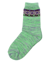 チャイハネ | 【チャイハネ】ポイントボーダーミドルソックス24cm(ソックス/靴下)