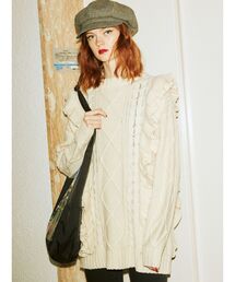 jouetie | フリルニットチュニック(ニット/セーター)