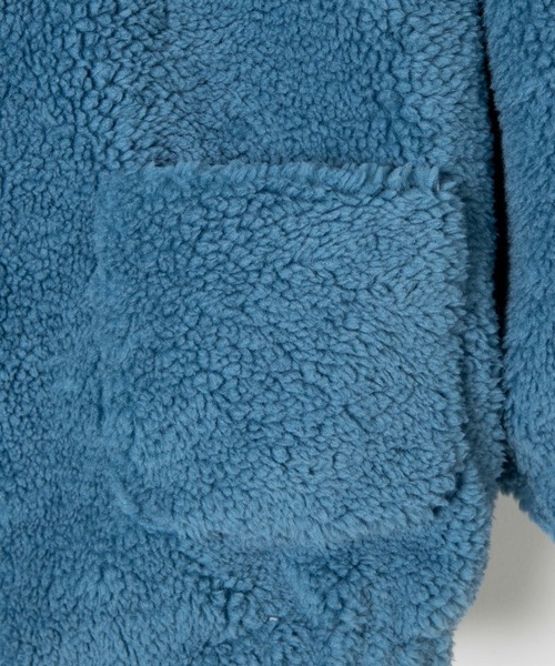 DING（ディング）の「DING/フードボアブルゾン（ブルゾン・レディース・ベージュ/ブルー・FREE）」の12枚目の写真