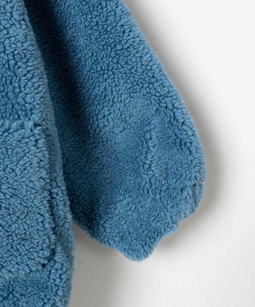 DING（ディング）の「DING/フードボアブルゾン（ブルゾン・レディース・ベージュ/ブルー・FREE）」の6枚目の写真