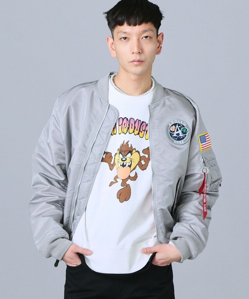 アルファインダストリーズ　MA-1 ジャケット ライトグレー DEADSTOCK] 90's CONCORD by ALPHA INDUSTRIES MA-1 flight