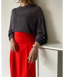 Solace | 【Solace】シアーチュニックサマーニット(ニット/セーター)