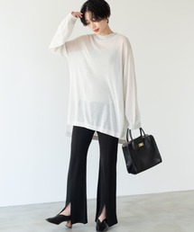 Solace | シアーオーバーニット/solace(ニット/セーター)