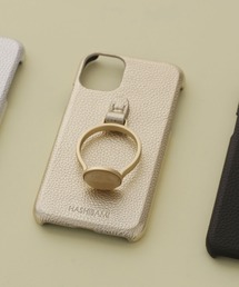 HASHIBAMI（ハシバミ）の「Hashibami/別注天然石リングモバイルケース iPhone11（スマホケース/カバー・レディース）」