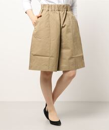 note et silence  | コンパクトリネンカルゼ イージーショートパンツ(チノパンツ)