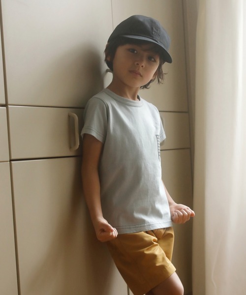 DADWAY（ダッドウェイ）の「昆虫ポケットプリントT（Tシャツ/カットソー・キッズ・ネイビー/サックスブルー・90cm/110cm/100cm/80ｃｍ）」の6枚目の写真