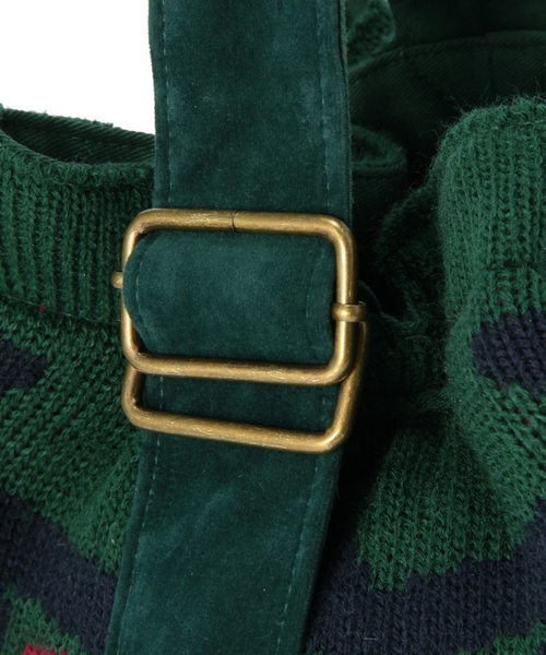 Another Edition（アナザーエディション）の「２WAY　ジャカードショルダー/ AE 2Way JQ SHLD◆（ショルダーバッグ・レディース・ブラック/ダークグリーン・フリー）」の7枚目の写真