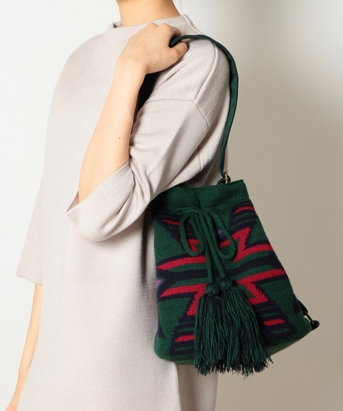 Another Edition（アナザーエディション）の「２WAY　ジャカードショルダー/ AE 2Way JQ SHLD◆（ショルダーバッグ・レディース・ブラック/ダークグリーン・フリー）」の11枚目の写真