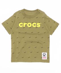 crocs（クロックス）の「【CROCS/クロックス】キッズロゴプリントTシャツ/ 半袖 ボーイズ ガールズ（Tシャツ/カットソー・キッズ）」