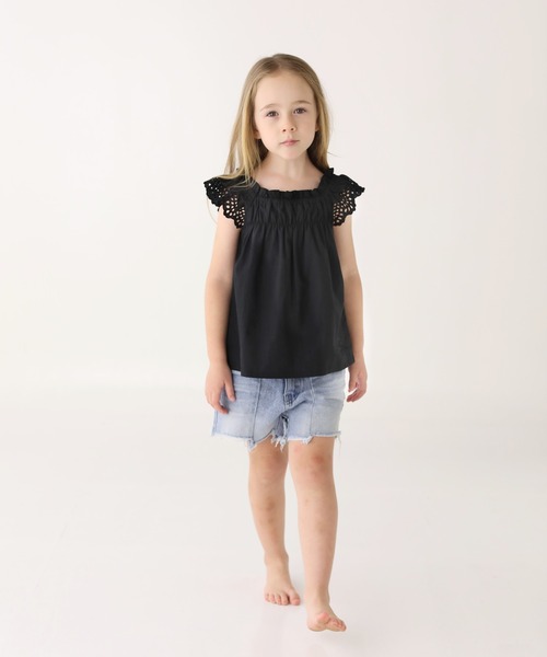 Rora(ローラ)の「アミカ トップス(2color)(Tシャツ/カットソー・キッズ・ホワイト/ブラック・140/130/120/110/100/150)」の11枚目の写真