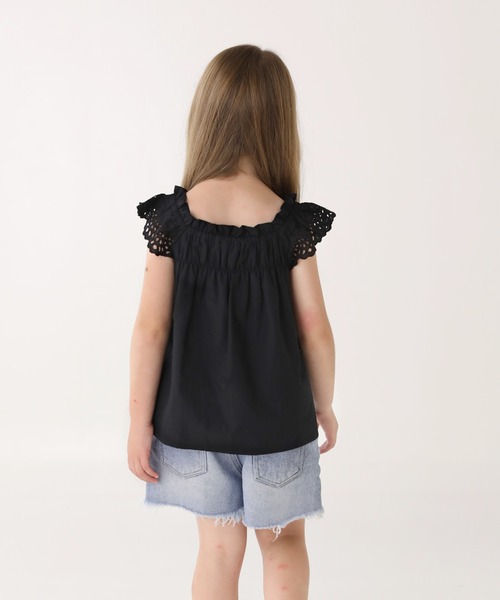 Rora(ローラ)の「アミカ トップス(2color)(Tシャツ/カットソー・キッズ・ホワイト/ブラック・140/130/120/110/100/150)」の6枚目の写真