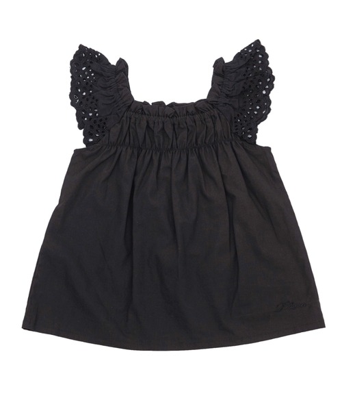 Rora(ローラ)の「アミカ トップス(2color)(Tシャツ/カットソー・キッズ・ホワイト/ブラック・140/130/120/110/100/150)」の7枚目の写真