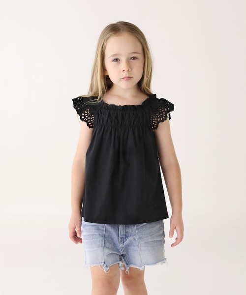 Rora(ローラ)の「アミカ トップス(2color)(Tシャツ/カットソー・キッズ・ホワイト/ブラック・140/130/120/110/100/150)」の13枚目の写真