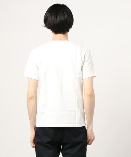 Ahe'hee（アヘヘ）の「Ahe'hee(アヘヘ) ＥＶＥＲＹＤＡＹ ＷＥＡＲ 　VネックＴシャツ（Tシャツ/カットソー・メンズ・ホワイト/ネイビー・SMALL/MEDIUM/LARGE/X-LARGE）」の3枚目の写真