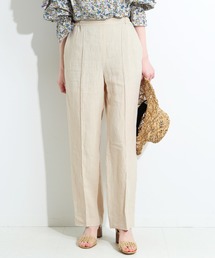 IENA LA BOUCLE 麻シーチング イージースラックス◆