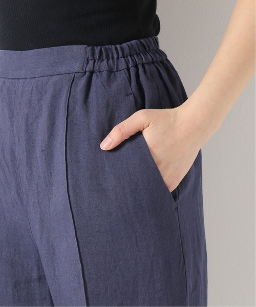 セール】IENA LA BOUCLE 麻シーチング イージースラックス