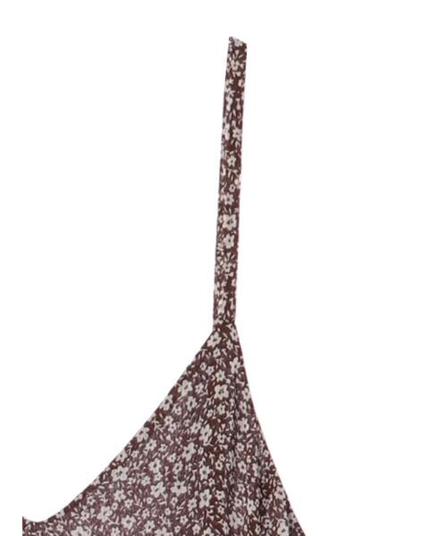 earth music&ecology（アースミュージックアンドエコロジー）の「シフォンキャミワンピース ＊（ワンピース・レディース・ブラウン/アイボリー/ライトブラウン・FREE）」の10枚目の写真