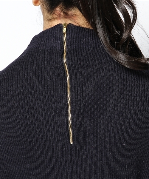 DouDou（ドゥドゥ）の「ボトルネックプルオーバー（ニット/セーター・レディース・オフホワイト/ブルー/ネイビー・FREE）」の15枚目の写真