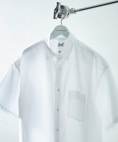 Firsthand（ファーストハンド）の「SHIRT Firsthand by 5525GALLERY/シャツファーストハンド5525ギャラリー ショートスリーブレギュラーカラーシャツ（シャツ/ブラウス・メンズ・ブルー/ブラック/グレー/ホワイト/サックスブルー・M/L）」の11枚目の写真