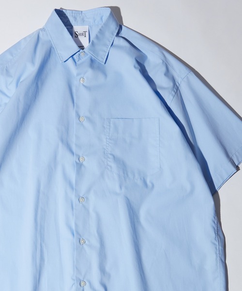 Firsthand（ファーストハンド）の「SHIRT Firsthand by 5525GALLERY/シャツファーストハンド5525ギャラリー ショートスリーブレギュラーカラーシャツ（シャツ/ブラウス・メンズ・ブルー/ブラック/グレー/ホワイト/サックスブルー・M/L）」の5枚目の写真