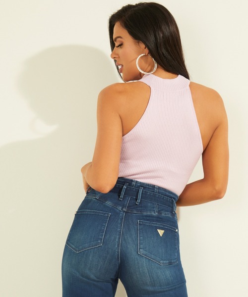 Guess（ゲス）の「High-Neck Sleeveless Sweater（その他トップス・レディース・ホワイト/チャコールグレー/ライトパープル/ライトグリーン/ブラック・MEDIUM/SMALL/X-SMALL）」の12枚目の写真