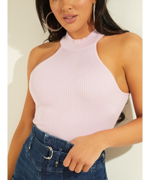 Guess（ゲス）の「High-Neck Sleeveless Sweater（その他トップス・レディース・ホワイト/チャコールグレー/ライトパープル/ライトグリーン/ブラック・MEDIUM/SMALL/X-SMALL）」の13枚目の写真