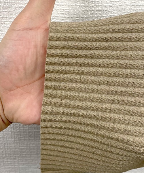 JUNOAH（ジュノア）の「ストレートリブパンツ（その他パンツ・レディース・ライトグレー/ブラック/ネイビー/ワイン/グレイッシュベージュ・MEDIUM/LARGE/X-LARGE）」の16枚目の写真