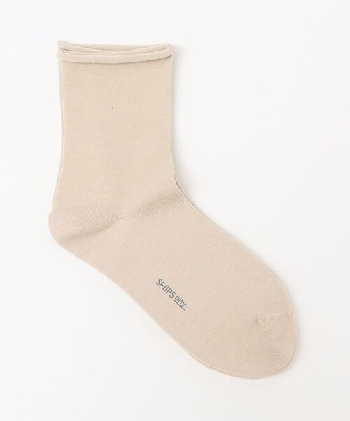 SHIPS any（シップス エニィ）の「SHIPS any:アンクルソックス（ソックス/靴下・レディース・ホワイト/ベージュ/ブラック・ONE SIZE）」の3枚目の写真