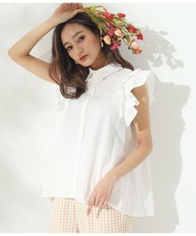 CHILLE | 袖フリルブラウス(シャツ/ブラウス)