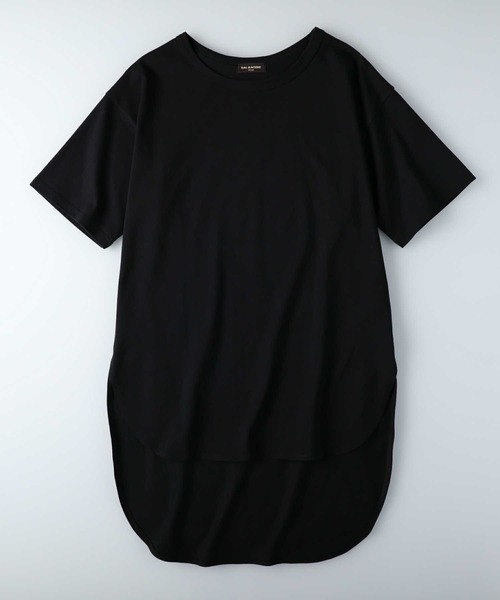 RAG MACHINE（ラグマシーン）の「【RAG MACHINE】前後差ワンピース（チュニック・レディース・ホワイト/ブラック/ブルー・M/L）」の10枚目の写真