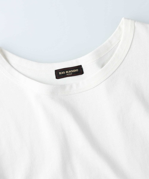 RAG MACHINE（ラグマシーン）の「【RAG MACHINE】前後差ワンピース（チュニック・レディース・ホワイト/ブラック/ブルー・M/L）」の6枚目の写真