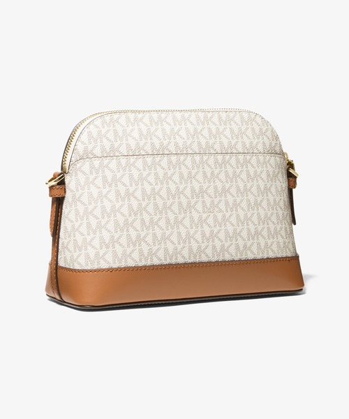 MICHAEL KORS(マイケルコース)の「JET SET CHARM(ジェットセット チャーム) ドーム クロスボディ ラージ - MKシグネチャー(ショルダーバッグ・レディース・ホワイト系その他・FREE)」の4枚目の写真