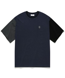 Tシャツ・カットソー COVERNAT Woven Mix T-Shirt White Covernat Unisex Woven Mix Tee Shirt White | Crewneck for Men