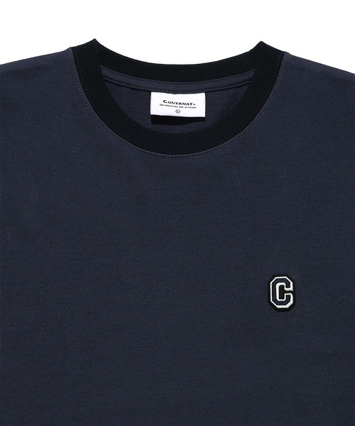 COVERNAT(カバーナット)の「【COVERNAT】COLOR MIX WAPPEN TEE / カバーナット カラー ミックス ワッペン Tシャツ(Tシャツ/カットソー・メンズ・ネイビー/グレー/グリーン・SMALL/MEDIUM/LARGE/X-LARGE)」の20枚目の写真