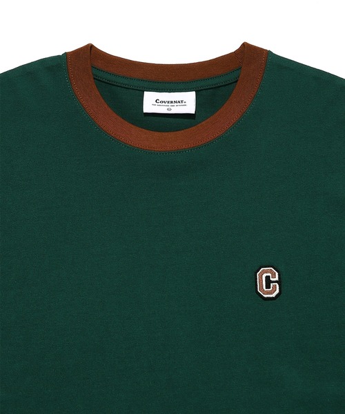 COVERNAT(カバーナット)の「【COVERNAT】COLOR MIX WAPPEN TEE / カバーナット カラー ミックス ワッペン Tシャツ(Tシャツ/カットソー・メンズ・ネイビー/グレー/グリーン・SMALL/MEDIUM/LARGE/X-LARGE)」の15枚目の写真
