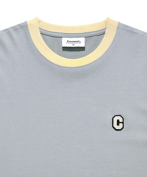 COVERNAT(カバーナット)の「【COVERNAT】COLOR MIX WAPPEN TEE / カバーナット カラー ミックス ワッペン Tシャツ(Tシャツ/カットソー・メンズ・ネイビー/グレー/グリーン・SMALL/MEDIUM/LARGE/X-LARGE)」の10枚目の写真