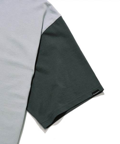 COVERNAT(カバーナット)の「【COVERNAT】COLOR MIX WAPPEN TEE / カバーナット カラー ミックス ワッペン Tシャツ(Tシャツ/カットソー・メンズ・ネイビー/グレー/グリーン・SMALL/MEDIUM/LARGE/X-LARGE)」の12枚目の写真