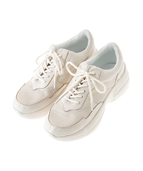 31 Sons de mode（トランテアン　ソン　ドゥ　モード）の「ダッドスニーカー（スニーカー・レディース・ブラック/ベージュ・24.5/23.5）」の2枚目の写真