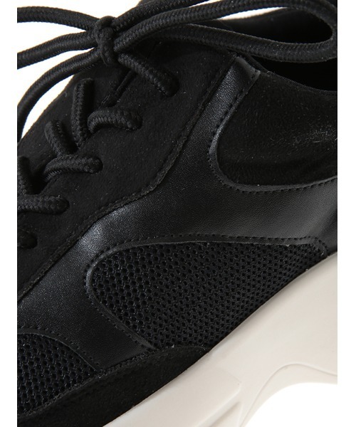 31 Sons de mode（トランテアン　ソン　ドゥ　モード）の「ダッドスニーカー（スニーカー・レディース・ブラック/ベージュ・24.5/23.5）」の9枚目の写真