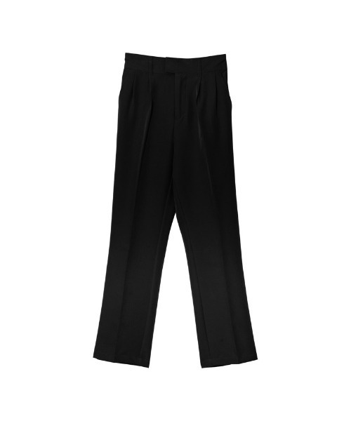 Re:EDIT（リエディ）の「リサイクルカットツイルダブルタックテーパードパンツ（スラックス・レディース・アイボリー/ブラック/ベージュ・LARGE/TALL/MEDIUM/SMALL/SHORT）」の6枚目の写真